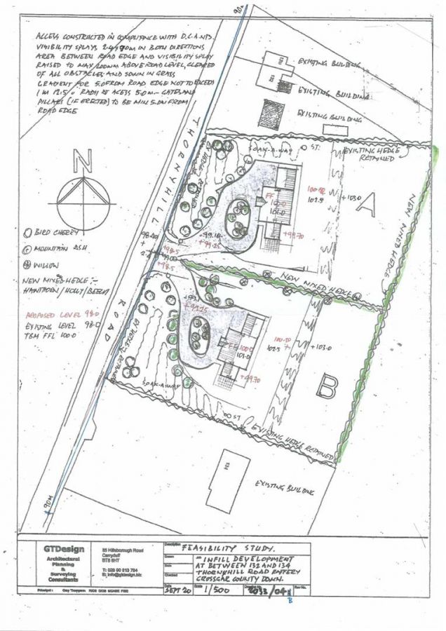 Two Building Sites, Between 132 & 134 Thornyhill Road Two Building Sites, Between 132 & 134 Thornyhill Road