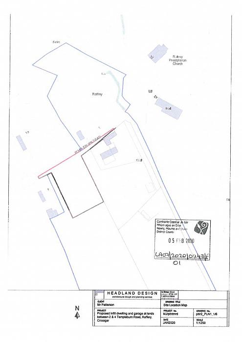 Building Site & Agricultural Lands Between, 2 & 4 Templeburn Road