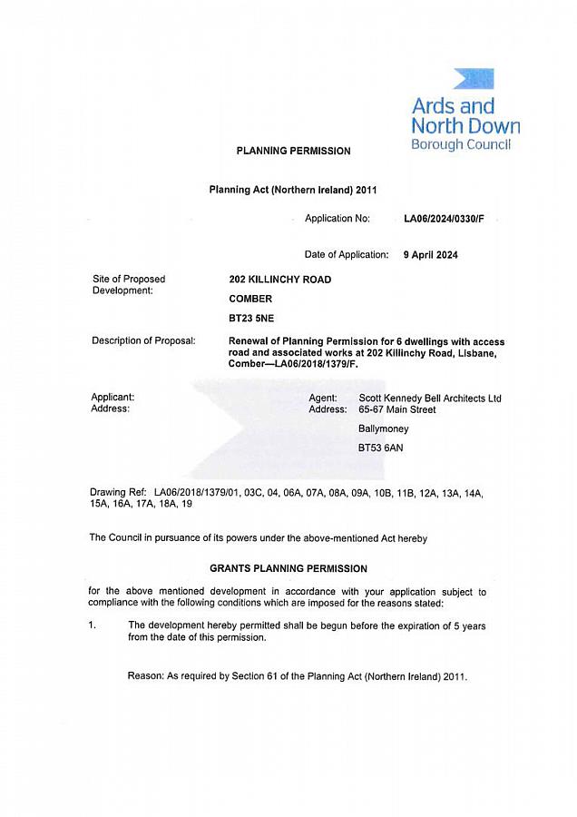 Development Site at, 202 Killinchy Road