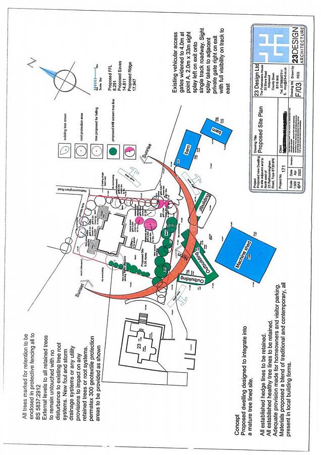 Building Site Adjacent To, The North East Of 23 Rathcunningham Road