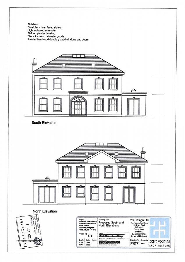 Building Site Adjacent To, The North East Of 23 Rathcunningham Road