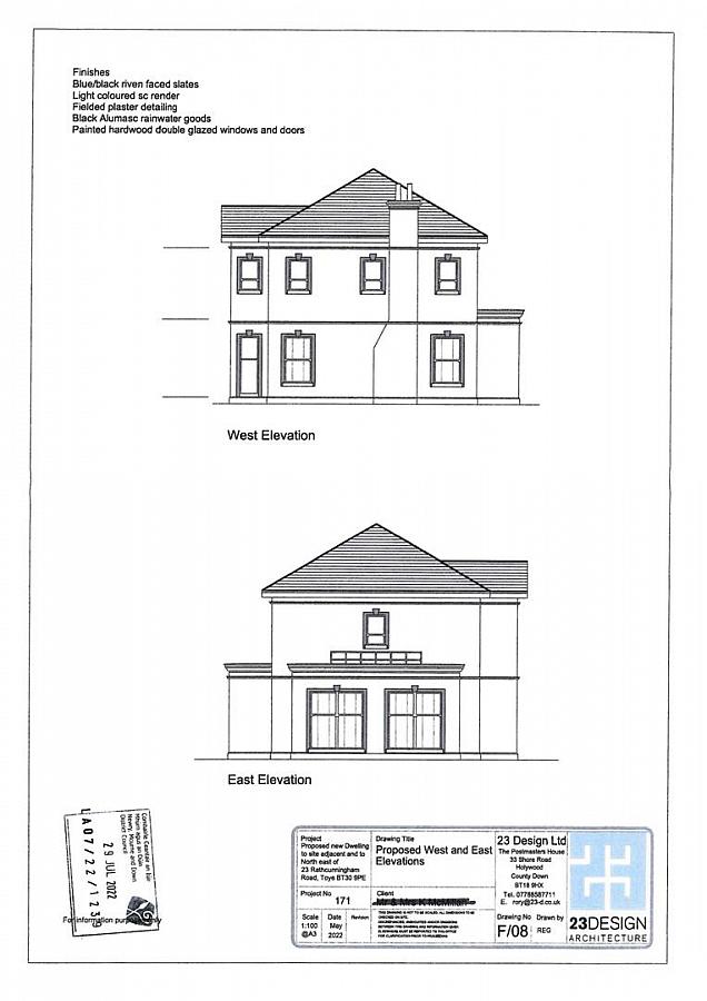Building Site Adjacent To, The North East Of 23 Rathcunningham Road