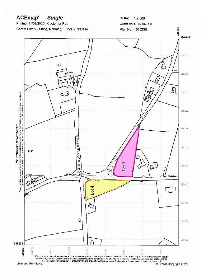 As a Whole or in Lots, 61.35 Acres Of High Quality Agricultural Lands Upper Mealough Road