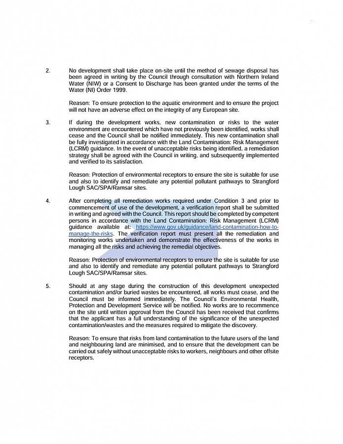 Development Lands At Cloughey Road