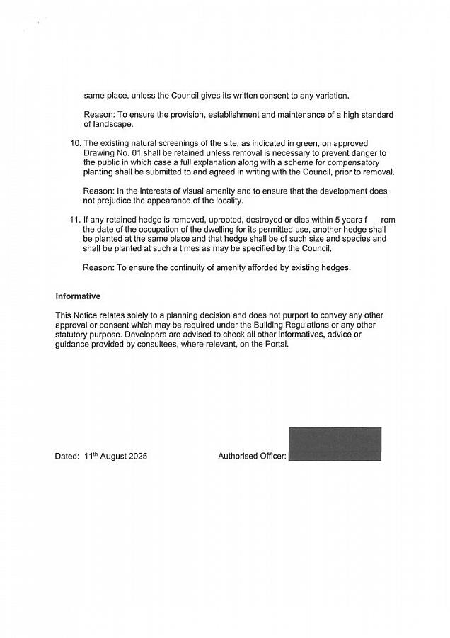 Freehold Building Site Between 108 & 110 Glen Road