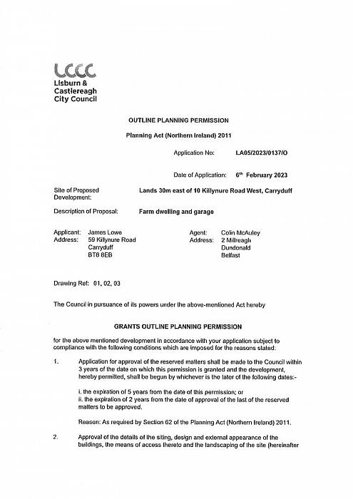 Freehold Building Site 30M East Of 10 Killynure Road West Freehold Building Site 30M East Of 10 Killynure Road West