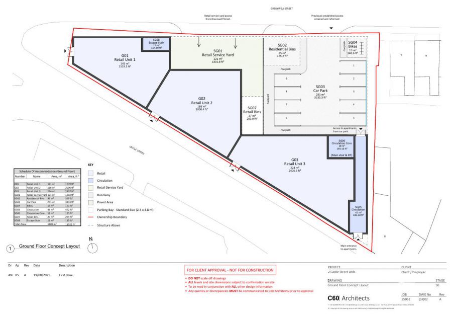 2-6 Castle Street / 1-5 Greenwell Street