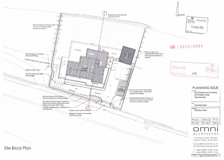 Site with FPP, 98 Portaferry Road