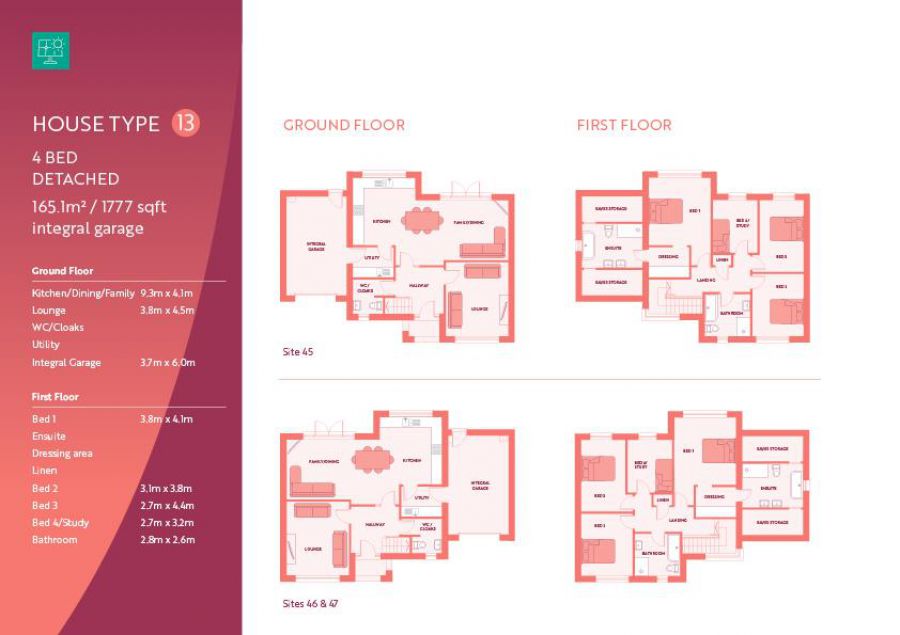 TR13, Site 47 Teal Rocks (Integral Garage)