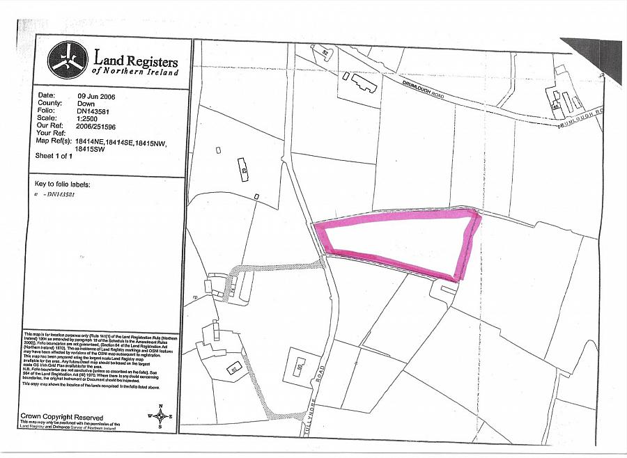 Beside    Tullynore Road