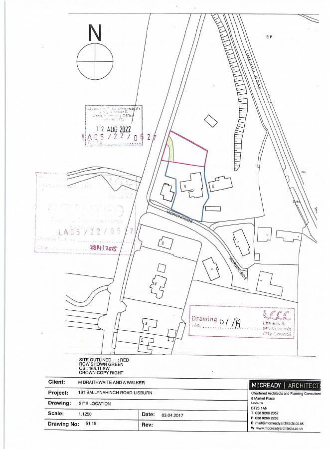 Building Site North Of, 161 Ballynahinch Road