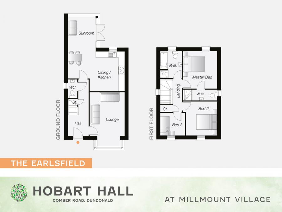 Site 12a The Earlsfield, Hobart Hall At Millmount Village