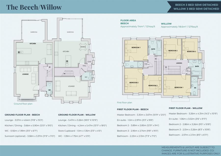 Willow, Site 181 High Trees (Including Sunroom)