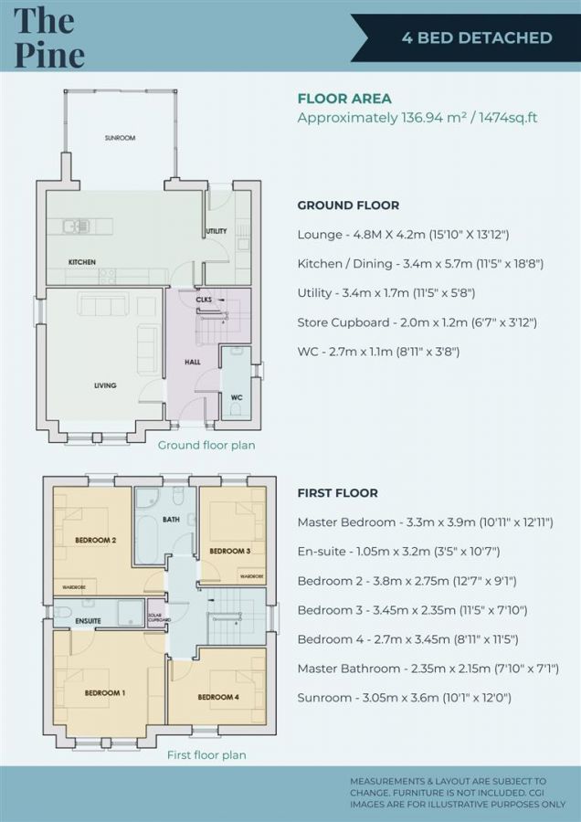 Pine, Site 199 High Trees (Including Sunroom)