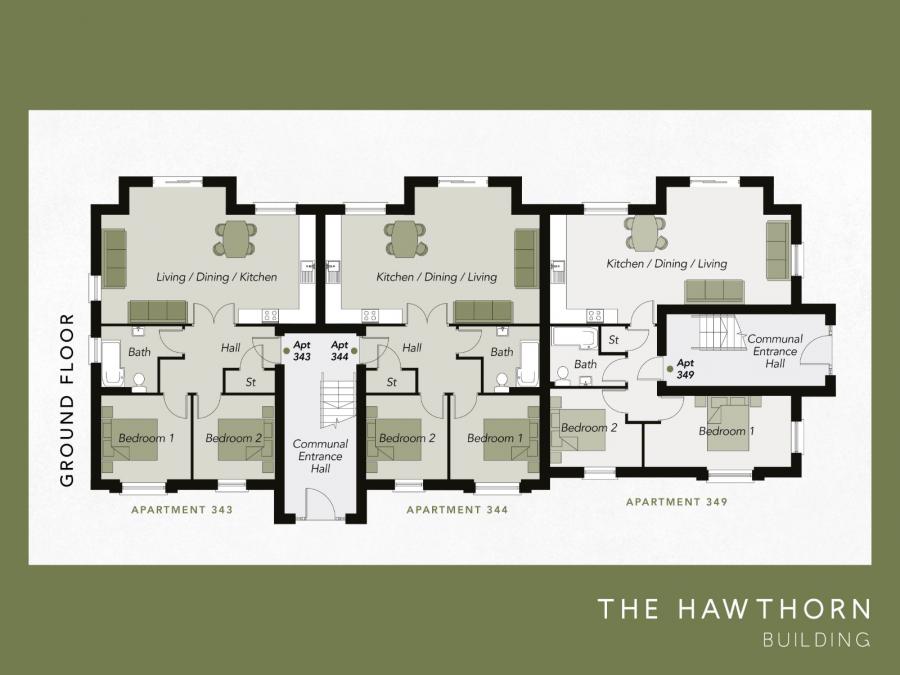 Apartment 344 Ground Floor, Helens Wood
