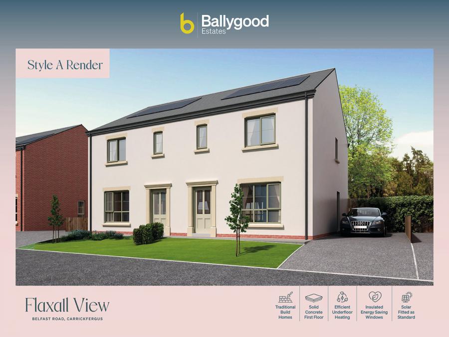 Site 19 Flaxall View - Style A, Belfast Road, Carrickfergus, County Antrim, BT38 8BX