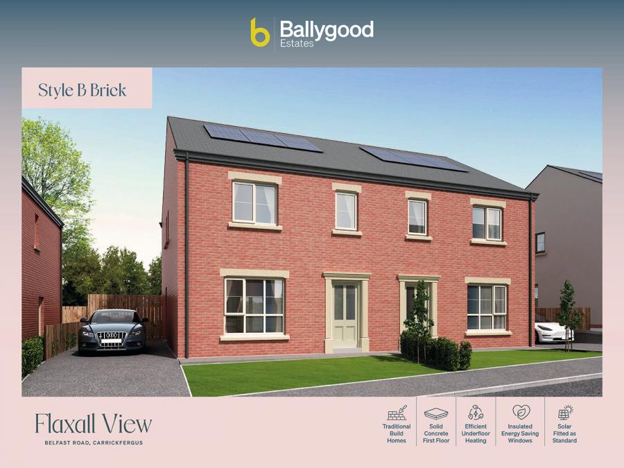 Site 39 Flaxall View - Style B, Belfast Road, Carrickfergus, County Antrim, BT38 8BX