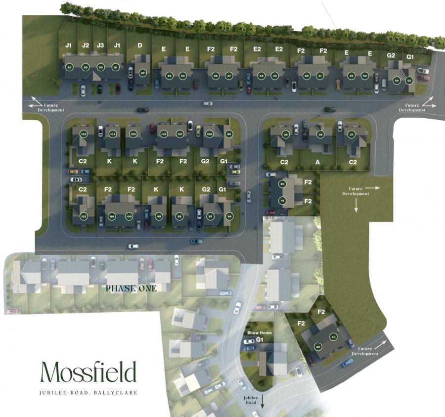 Site 101 Mossfield (type F2), Jubilee Road