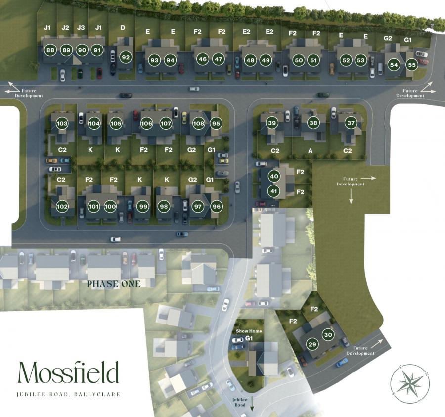 Site 108 Mossfield (type G2), Jubilee Road
