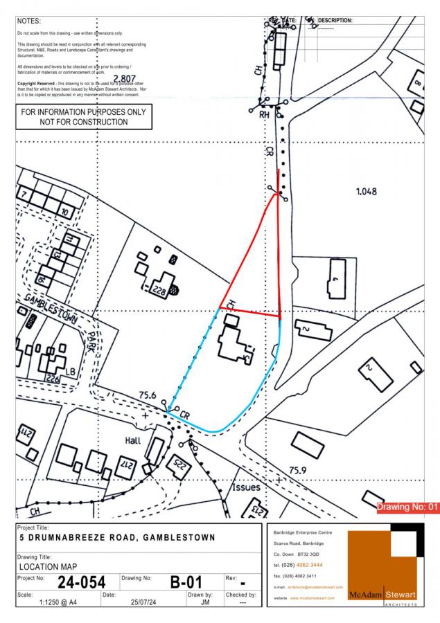 Site Adjacent, 5 Drumnabreeze Road