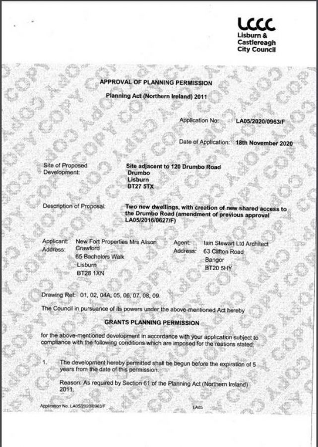 Sites Adjacent To 120 Drumbo Road