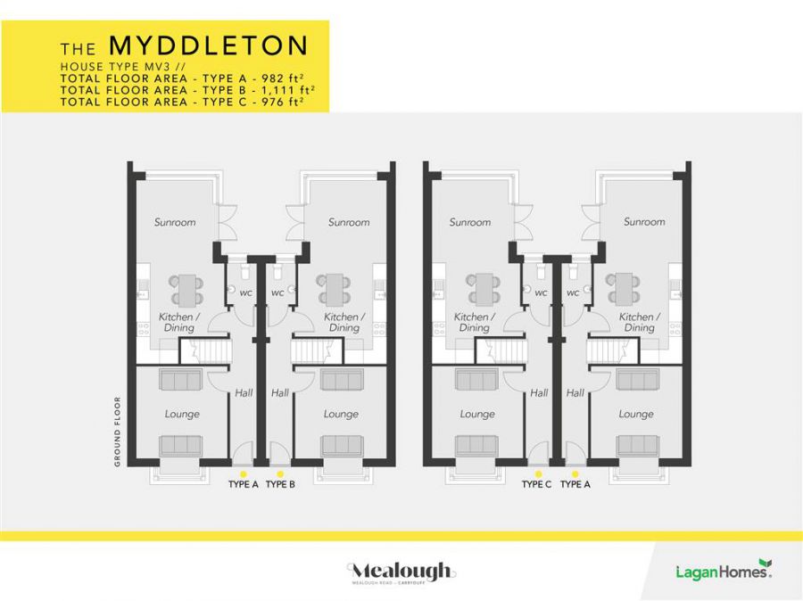 The Myddleton (Type B) SHOW HOUSE, Site 89 Mealough