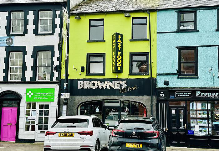 Brownes Fast Food, 31-32 Market Square,dromore, BT25 1AW