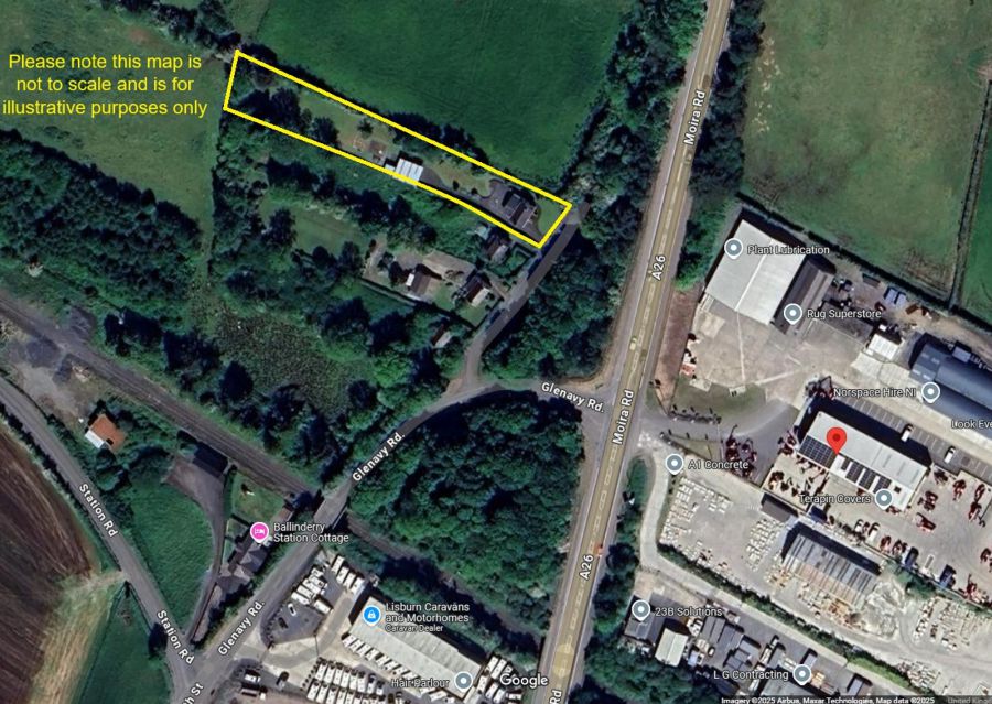 Detached country cottage with spacious gardens, 7 Glenavy Road