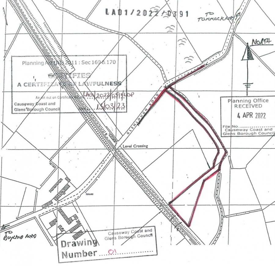 220/250m East Of 10 Glenlough Road