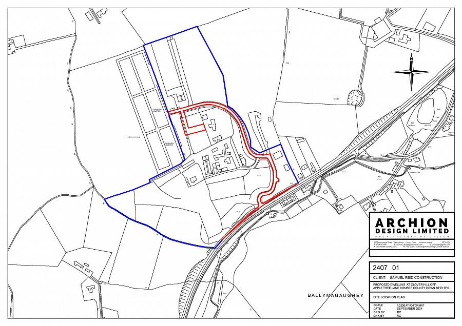 Lands Immediately To The West Of     Ballygowan Rd