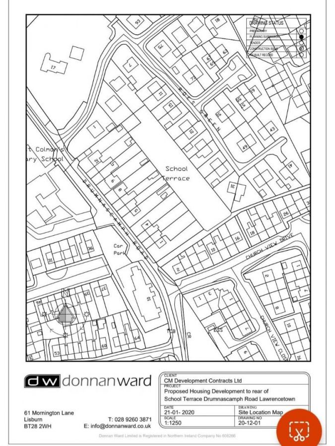 Lands To The Rear Of 1 Â€“ 12 School Terrace Drumnascamph Road