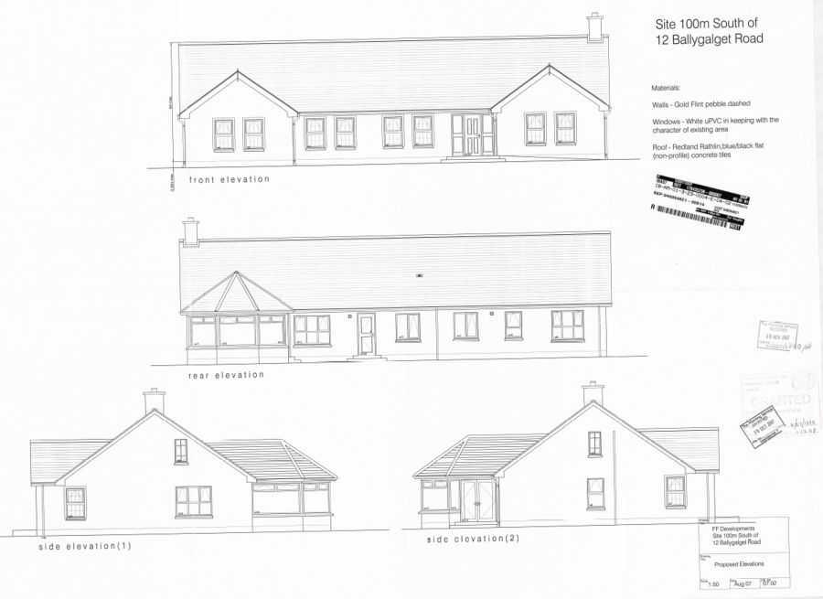 Site 100M  12 Ballygalget Road Site 100M  12 Ballygalget Road