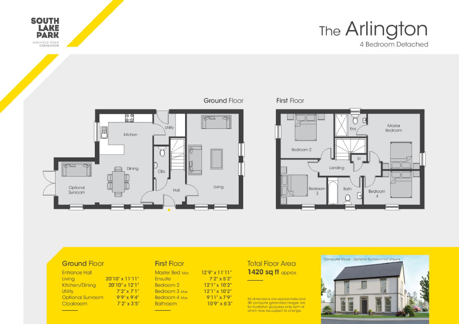 Site 58 The Arlington With Sunroom South Lake Park