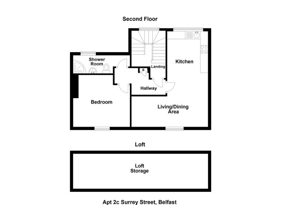Flat C 2 Surrey Street