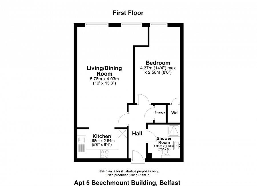 Apartment 5 Beechmount Building Old Baker's Court