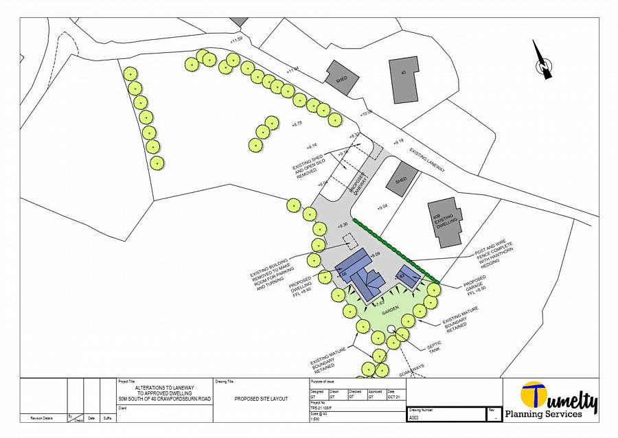 Building Site Full Planning Permission Metres South West Of    Crawfordstown Road