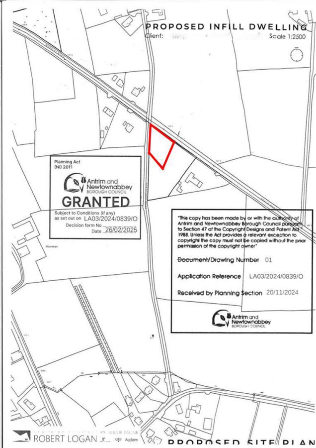 Building Site 80m Nw 696 Doagh Road