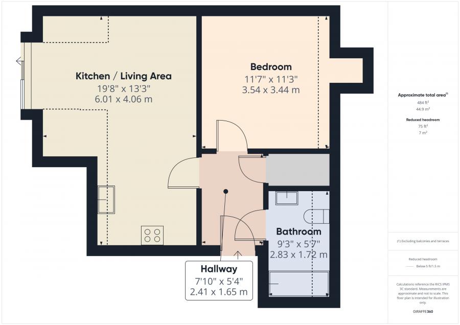 Apt 7, 1 Halfpenny Mews