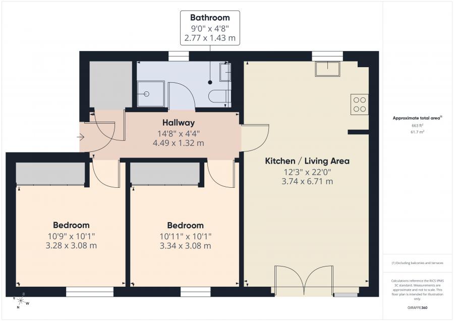 Apartment 2, 39 Thorndyke Street