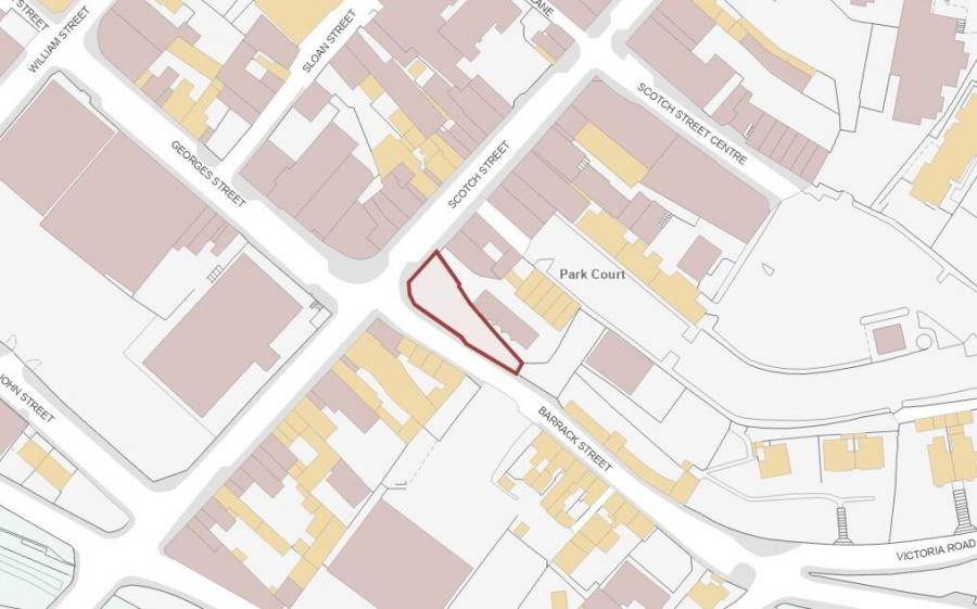 Yard At The Junction Of, Scotch Street & Barrack Street
