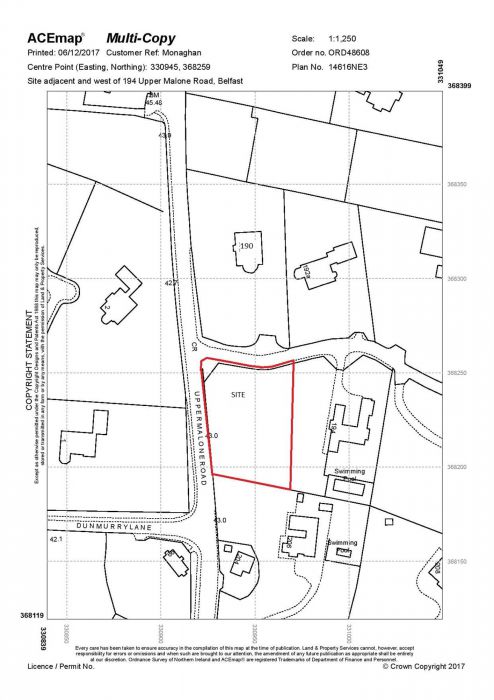 Building Site West of, 194A Upper Malone Road