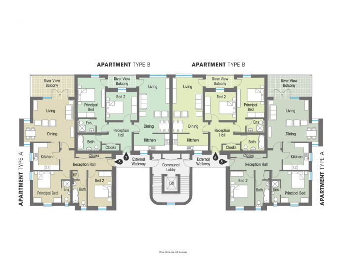 Quay Meadows  Apartment Type A The Port Building