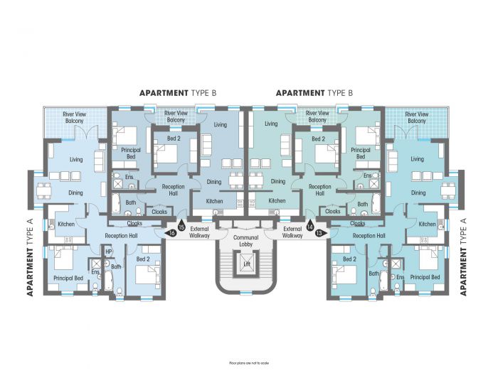 Quay Meadows  Apartment Type B The Port Building