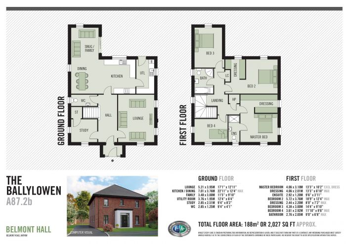 The Ballylowen A87.2b, Site 187 Belmont Hall