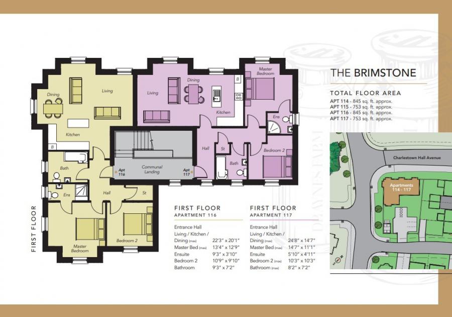 Site 117, Brimstone Apartments, Charlestown Hall