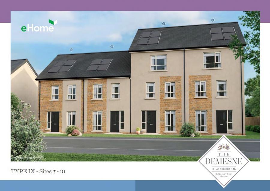 Site 7, E-home Townhouse, The Galloway, woodbrook, lisburn, BT28