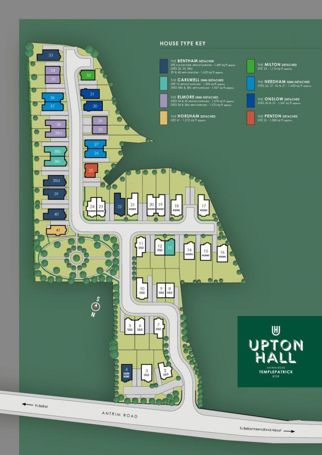 Site 39 Upton Hall, The Bentham, Upton Hall