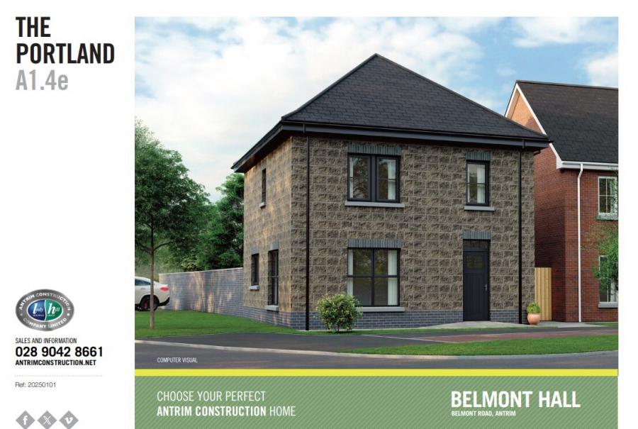 Site 183, The Portland A1.4e, Belmont Hall, belmont road, antirm, BT41