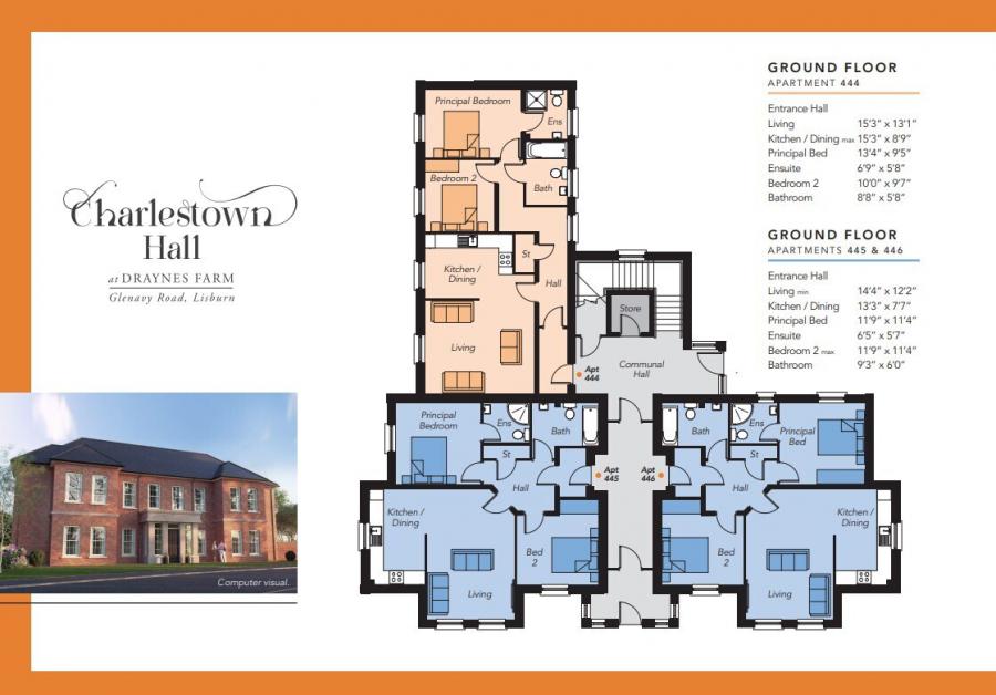 Apt 446, The Admiral Apartments, Charlestown Hall