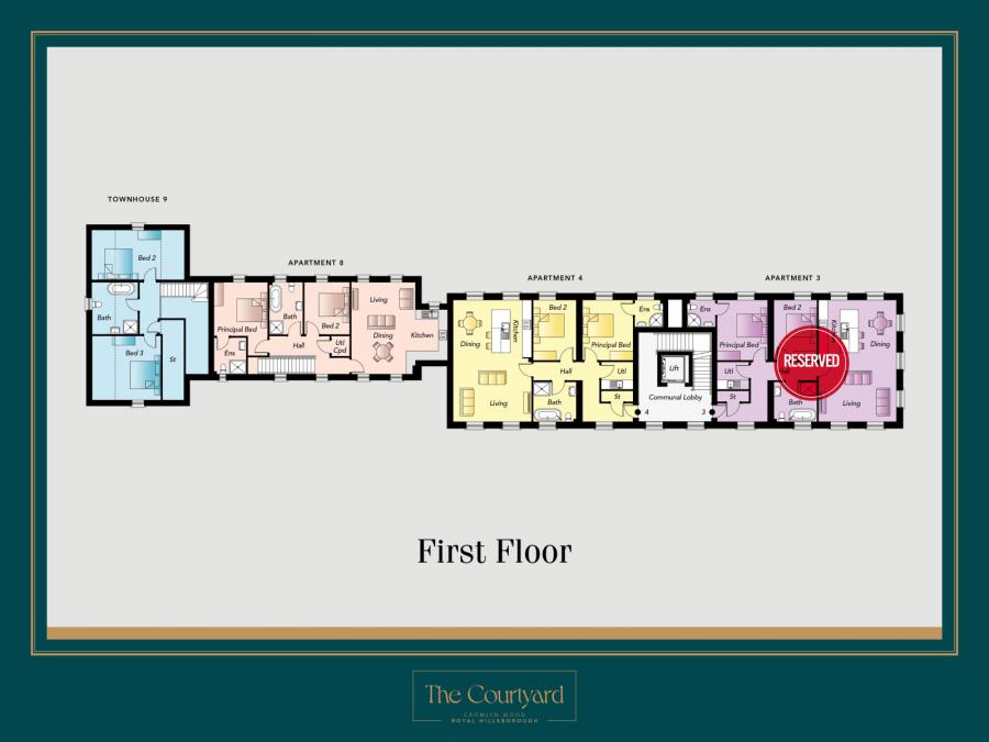 Apartment 6, The Courtyard At Cromlyn Wood Apartment 6, The Courtyard At Cromlyn Wood